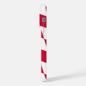 Motif du drapeau diamant de Bavière rouge et blanc (Côté gauche)