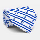 Motif du drapeau israélien Cravate (Roulé)