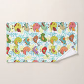 motif du gang des petits oiseaux    (Serviette à main)