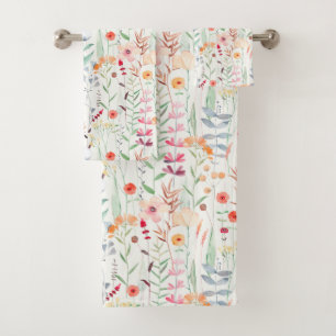 Motif du jardin de fleurs Pastel