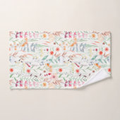 Motif du jardin de fleurs Pastel (Serviette à main)