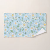 Motif du jardin fleuri Pastel Daisy (Serviette à main)
