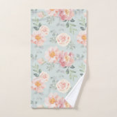 Motif du jardin rose Rose Rose Pastel (Serviette à main)