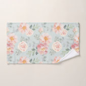 Motif du jardin rose Rose Rose Pastel (Serviette à main)
