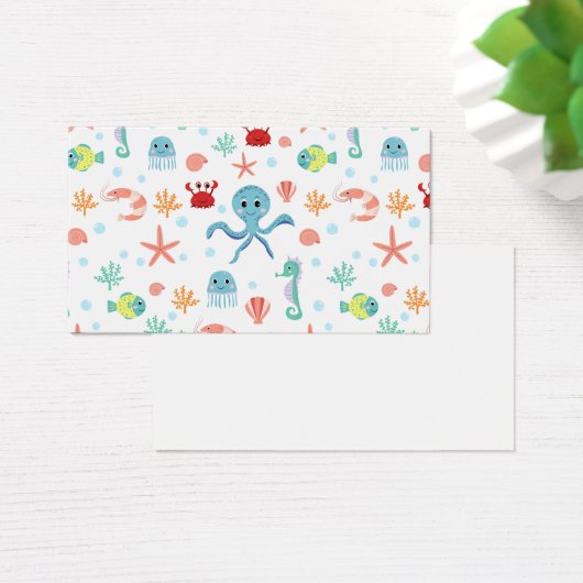 Motif du monde marin (Bureau)