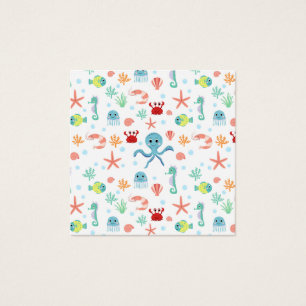 Motif du monde marin