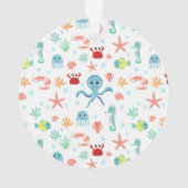 Motif du monde marin (dos)