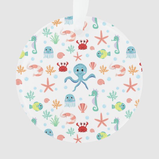 Motif du monde marin (devant)