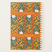 Motif du panneau botanique du coucher de soleil - (Dos)