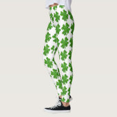 Motif du trèfle St. Patrick's Day Leggings (Gauche)