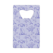 Motif d'une ligne d'animal marin et voilier (Devant)