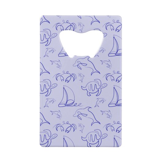 Motif d'une ligne d'animal marin et voilier (Dos)