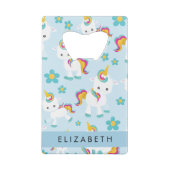 Motif D'Unicornes, De Bonnes Unicornes, Votre Nom (Dos)