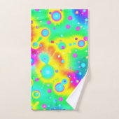 Motif dynamique Neon Blaze (Serviette à main)