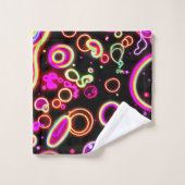 Motif dynamique Neon Glow (Gant de toilette)