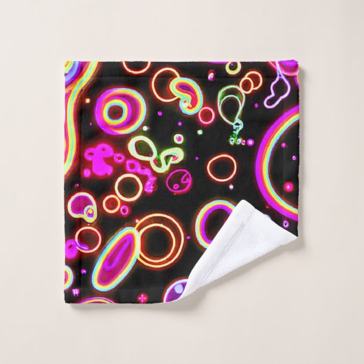 Motif dynamique Neon Glow (Gant de toilette)