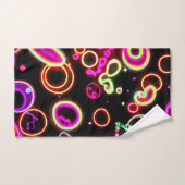 Motif dynamique Neon Glow (Serviette à main)