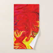 Motif Éclat de Couleur Énergique (Serviette à main)