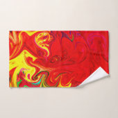Motif Éclat de Couleur Énergique (Serviette à main)