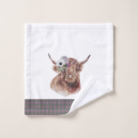 Motif écossais (Gant de toilette)