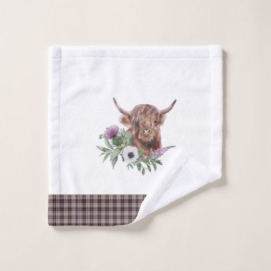 Motif écossais (Gant de toilette)