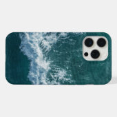 Motif écumeux de l'océan à la surface de l'eau (Verso Horizontal)