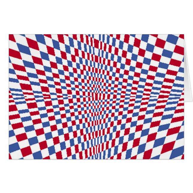 Motif élégant carré de Warping (Devant Horizontal)