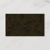 Motif élégant de comptabilité de carte de visite (Dos)