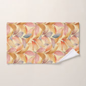 Motif élégant de feuilles d'automne dans des tons (Serviette à main)