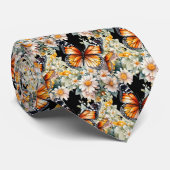 Motif élégant de jardin papillon Cravate (Roulé)