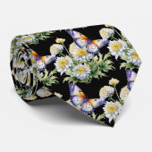 Motif élégant de jardin papillon Cravate (Roulé)