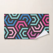Motif élégant moderne - Mode Géométrique coloré (Serviette à main)