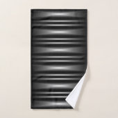 Motif élégant moderne noir et blanc (Serviette à main)