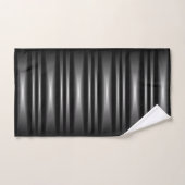 Motif élégant moderne noir et blanc (Serviette à main)