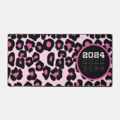 Motif Empreinte de léopard rose et noir (Recto)