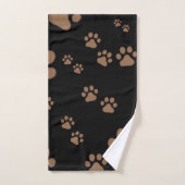 Motif empreintes de pattes adorable (Serviette à main)