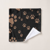 Motif empreintes de pattes adorable (Gant de toilette)