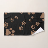 Motif empreintes de pattes adorable (Serviette à main)