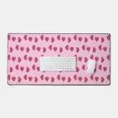 Motif en cristal rose (Clavier et souris)