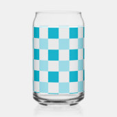 Motif en damier blanc et bleu (Verso)