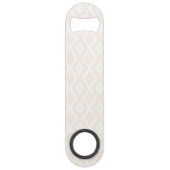 Motif en diamant beige et blanc (Dos)