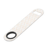 Motif en diamant beige et blanc (Dos Angle)