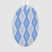 Motif en diamant bleu pâle (devant)