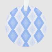 Motif en diamant bleu pâle (devant)