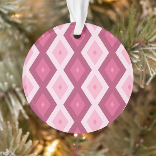 Motif en diamant rose (Arbre)