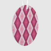Motif en diamant rose (devant)