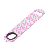 Motif en diamant rose et blanc (Dos Angle)
