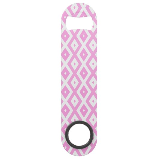 Motif en diamant rose et blanc (Devant)