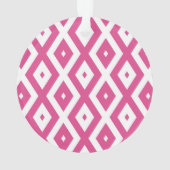 Motif en diamant rose et blanc (dos)