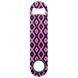 Motif en diamant rose et noir